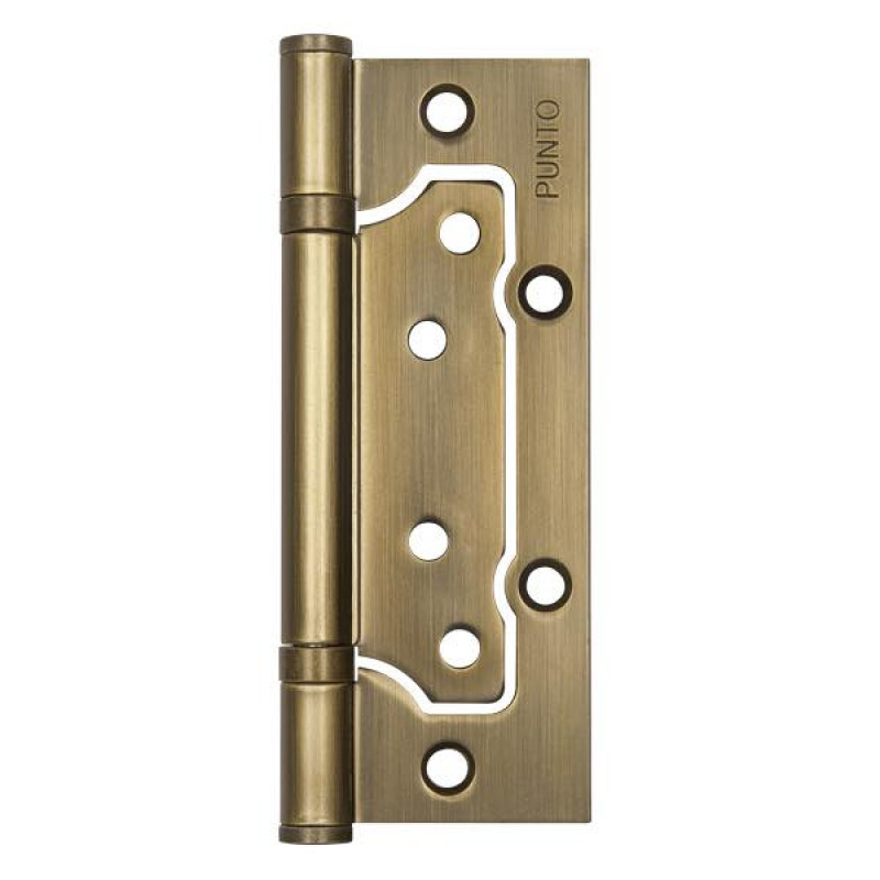 PUNTO - Петля Punto (Пунто) универсальная без врезки IN5200W AB (200-2B 125x2,5) бронза
