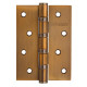 FUARO - Петля Fuaro (Фуаро) универсальная IN4400U-BL CF (4BB/BL 100x75x2,5) кофе БЛИСТЕР