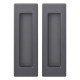 ARMADILLO - Ручка Armadillo (Армадилло) для раздвижных дверей SH.URB153.010 (SH010 URB) BPVD-77 вороненый никель