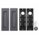 ARMADILLO - Ручка Armadillo (Армадилло) для раздвижных дверей SH.URB153.010 (SH010 URB) BPVD-77 вороненый никель