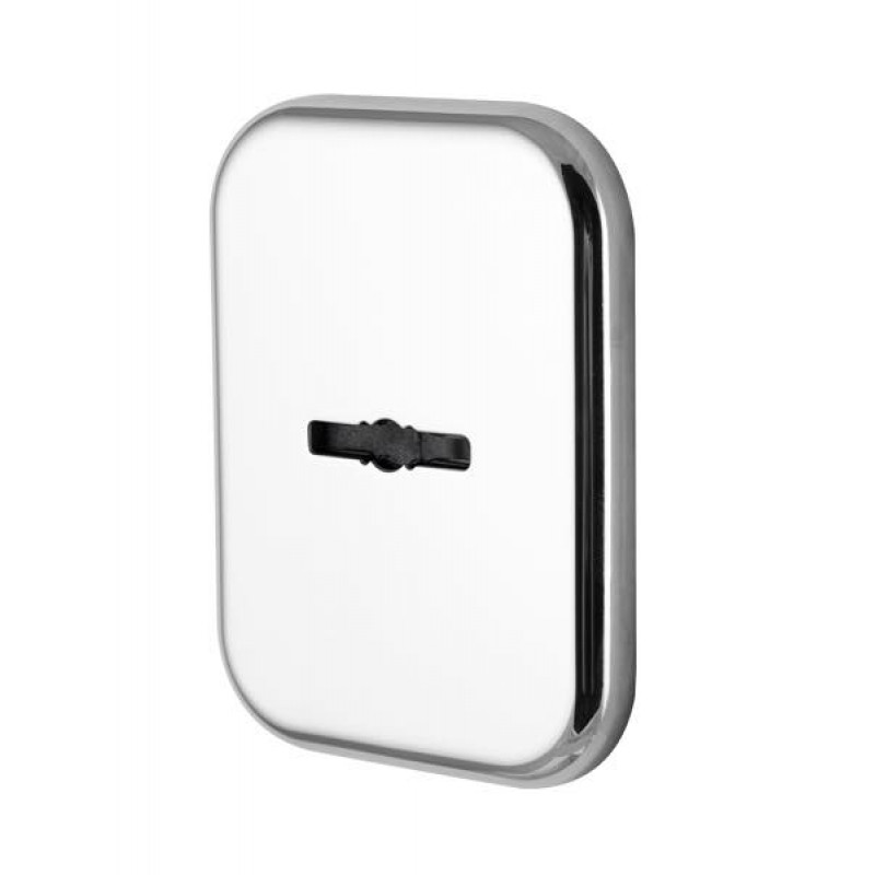 ARMADILLO - Декоратив. Armadillo (Армадилло) Квадрат. накл. на сув. замок со шторкой PS-DEC SQ CT (ATC Protector 1) S CP-8 Хром TECH