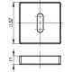 ARMADILLO - Накладка Armadillo (Армадилло) NORMAL PS USQ SN-3 Матовый никель 2 шт.