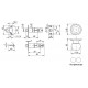 FUARO - Ручка Fuaro (Фуаро) защелка DK672/BL CP-PS (672/BL CP-P) ( без фик.) хром