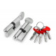 FUARO - Цилиндровый Fuaro (Фуаро) механизм (D-PRO502/100) D-PRO5002Knob100(45+10+45) CP хром 5Key