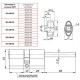 PUNTO - Цилиндровый Punto (Пунто) механизм (Z407/75) Z4007Tang75(40+10+25) со штоком CP хром