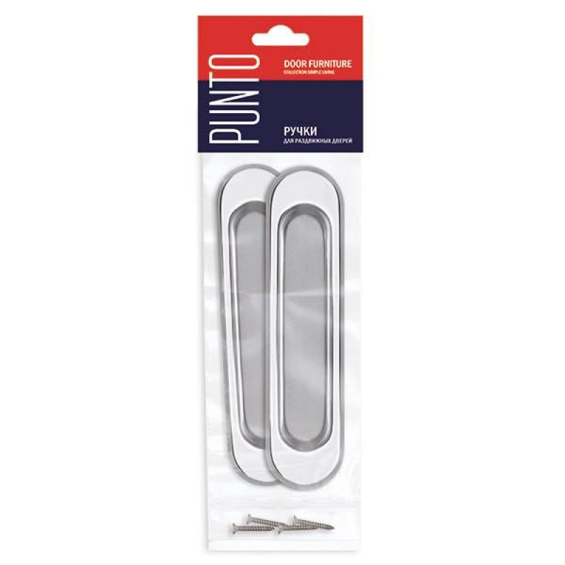 PUNTO - Ручка Punto (Пунто) для раздвижных дверей SH.SL152.010 (Soft LINE SL-010) СP хром