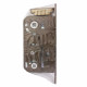 BONAITI - Замок Bonaiti (Бонаити) межкомнатный магнитный под WC B-FORTY N62 с отв F45 (античная бронза), планка 190 мм