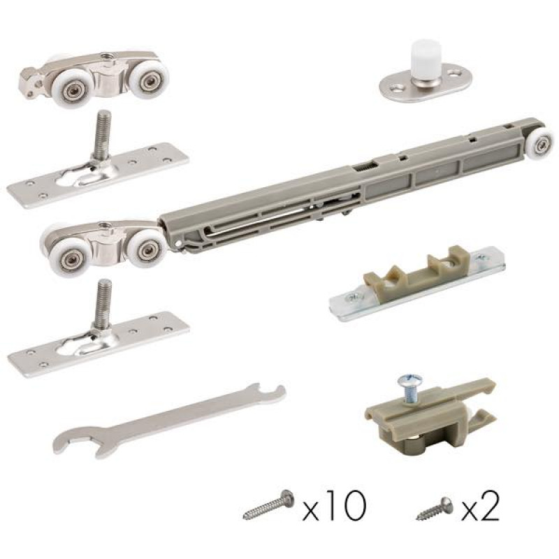 ARMADILLO - Комплект Armadillo (Армадилло) для раздвижных дверей SLD.Comfort-PRO.SET3.soft close+roller/80