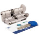 MOTTURA - Цилиндровый механизм Mottura (Моттура) с вертушкой CP4F414101R (82 мм/36+10+36) МАТ.НИКЕЛЬ