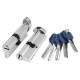 PUNTO - Цилиндровый механизм Punto (Пунто) с вертушкой B402/80 mm (40+10+30) CP хром 5 кл.