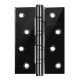 FUARO - Петля Fuaro (Фуаро) универсальная IN4400U-BL BN (4BB/BL 100x75x2,5) черный глянец БЛИСТЕР