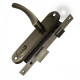 PUNTO - Замок Punto (Пунто) цилиндровый в комплекте с ручкой LOCKSET16.CRONA.4070-1 (KIT P16 4070 CRONA) AB бронза