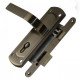 PUNTO - Замок Punto (Пунто) цилиндровый в комплекте с ручкой LOCKSET25.ORION.5558-1 (KIT P25 5558 ORION) AB бронза