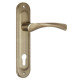 PUNTO - Ручка Punto (Пунто) на планке HANDLE90.CRONA.18-85 (P90 8518 CRONA) AB бронза