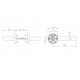 FUARO - Ручка Fuaro (Фуаро) раздельная R.DSS201-0201/19 (DSS-0201/19) INOX 201