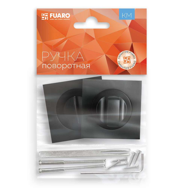 FUARO - Ручка Fuaro (Фуаро) поворотная BK6.K.KM52 (BK6 KM) BL-24 черный
