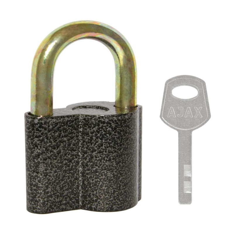 AJAX - Замок Ajax (Аякс) навесной PD-4050 (PD-40-50) 3 fin key /коробка