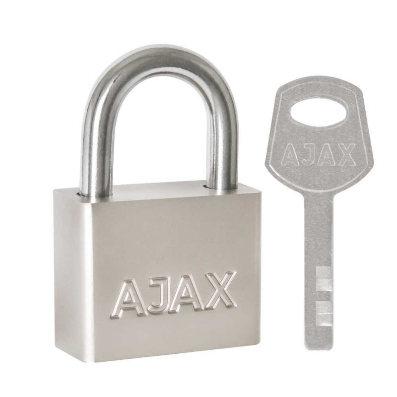AJAX - Замок Ajax (Аякс) навесной PD-3040 (PD-30-40) 3 fin key /блистер