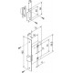 FUARO - Защелка Fuaro (Фуаро) врезная METF72-50 (F72-50) BL черный