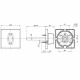 FUARO - Ручка Fuaro (Фуаро) поворотная BKW8x75.K.RL52 (BKW8x75 RL) CP-8 хром