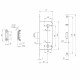 FUARO - Защелка Fuaro (Фуаро) врезная MAGNM96WC-50 (M96WC-50) CP хром