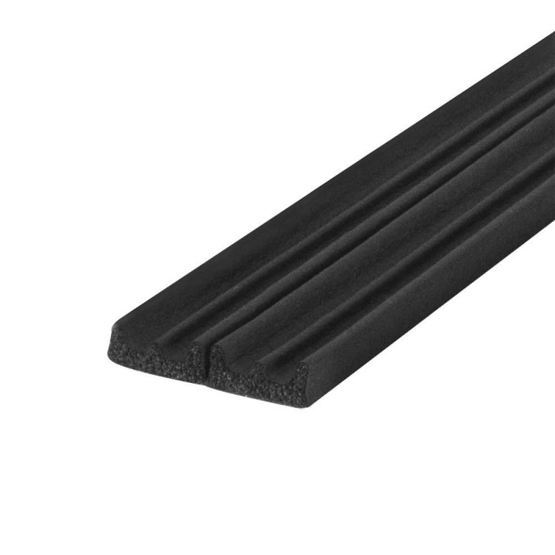 FUARO - Уплотнитель Fuaro (Фуаро) самоклеящийся ADH/E-9x4mm BLACK черный 150m