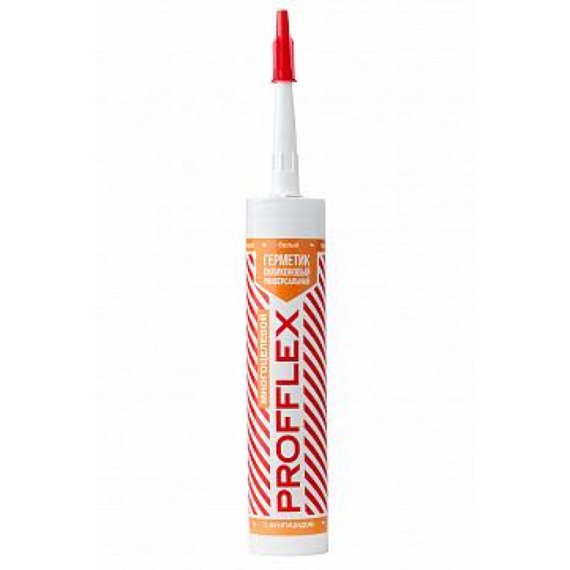 PROFFLEX - Герметик силиконовый универсальный PROFFLEX многоцелевой 280ml (белый)