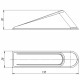 AJAX - Фиксатор Ajax (Аякс) двери DSF-110 серый