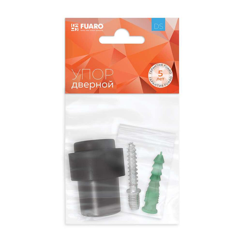 FUARO - Упор Fuaro (Фуаро) дверной напольный STOPPER/14 (DS-14 ) BL-24 черный
