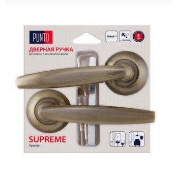 Ручка Punto (Пунто) раздельная SUPREME ZR/HD ABG-6 бронза