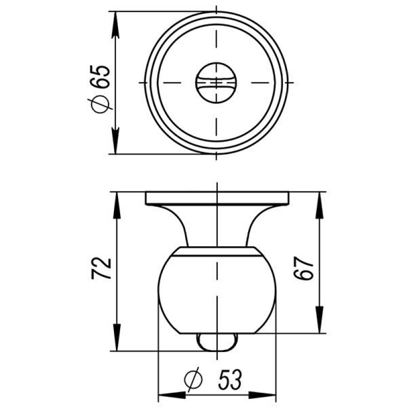 AJAX - Ручка Ajax (Аякс) защелка DK682 AB-BK (6082 AB-B) (фик.) бронза