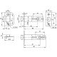 AJAX - Ручка Ajax (Аякс) защелка DK682 AB-PS (6082 AB-P) (без фик.) бронза