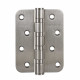 FUARO - Петля Fuaro (Фуаро) из нержавейки универсальная IN4400U-R10 INOX (4BB-R10 102х76х3)