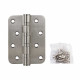 FUARO - Петля Fuaro (Фуаро) из нержавейки универсальная IN4400U-R10 INOX (4BB-R10 102х76х3)
