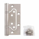 FUARO - Петля Fuaro (Фуаро) из нержавейки универсальная без врезки 500-2BB 100x2,5 (INOX 304)