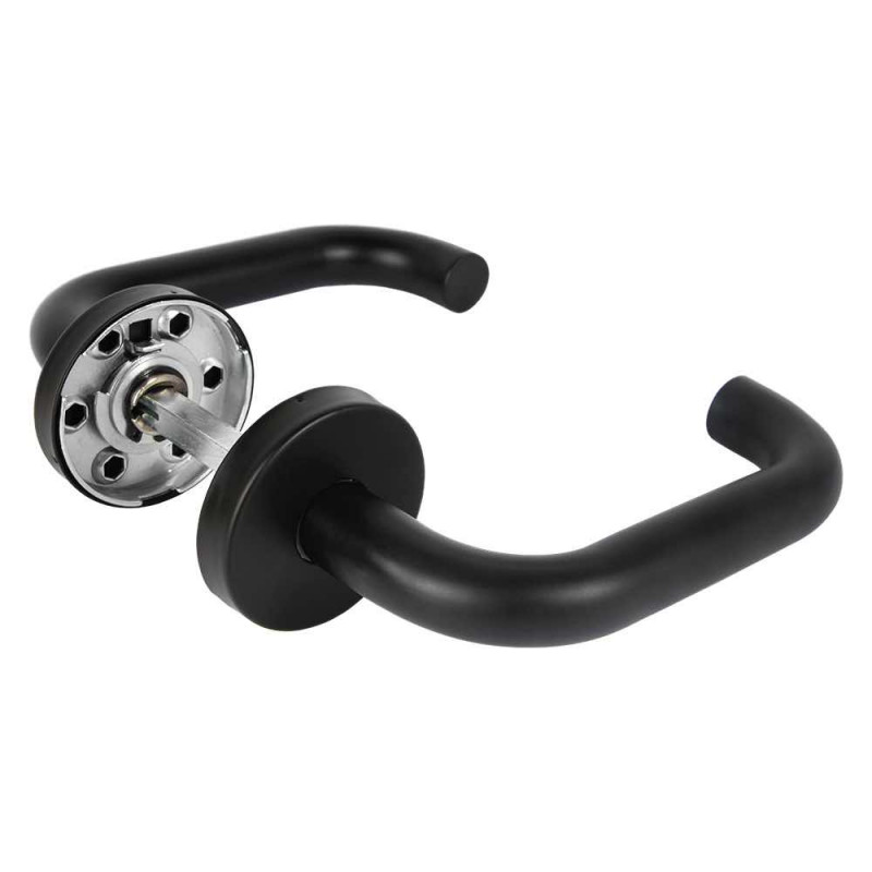 FUARO - Ручка Fuaro (Фуаро) раздельная R.DSS201-0203/19 (DSS-0203/19) INOX 201 black