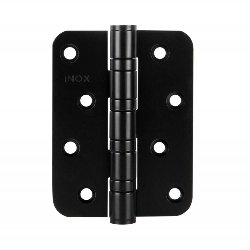 FUARO - Петля Fuaro (Фуаро) из нержавейки универсальная IN4400U-R10 INOX black (4BB-R10 102х76х3) NoLogo