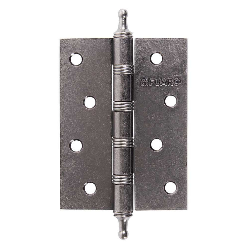 FUARO - Петля Fuaro (Фуаро) универсальная IN4400U/A OS (4BB/A 100x75x2,5) античное серебро