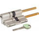 MOTTURA - Цилиндровый механизм Mottura (Моттура) под вертушку (дл. шток) C48P413101C5 (72 мм/36+10+26), МАТ.НИКЕЛЬ